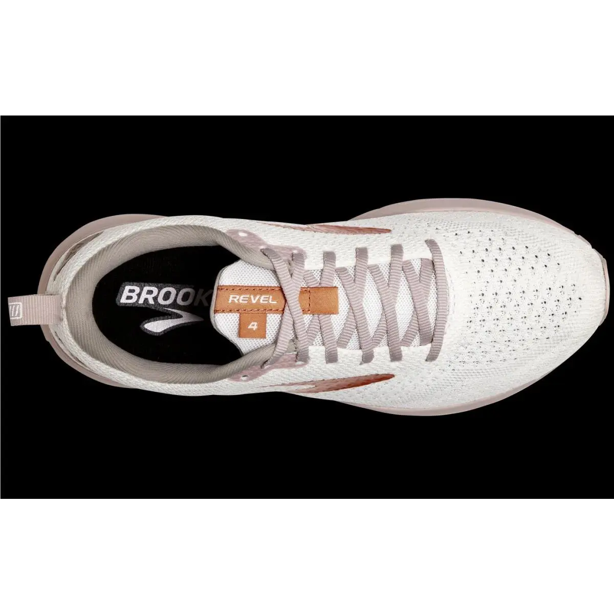 Brooks shoes - Revel 4 - Revel - 2160206 - White/Hushed Violet/Copper (UPC: 190340753169) 1