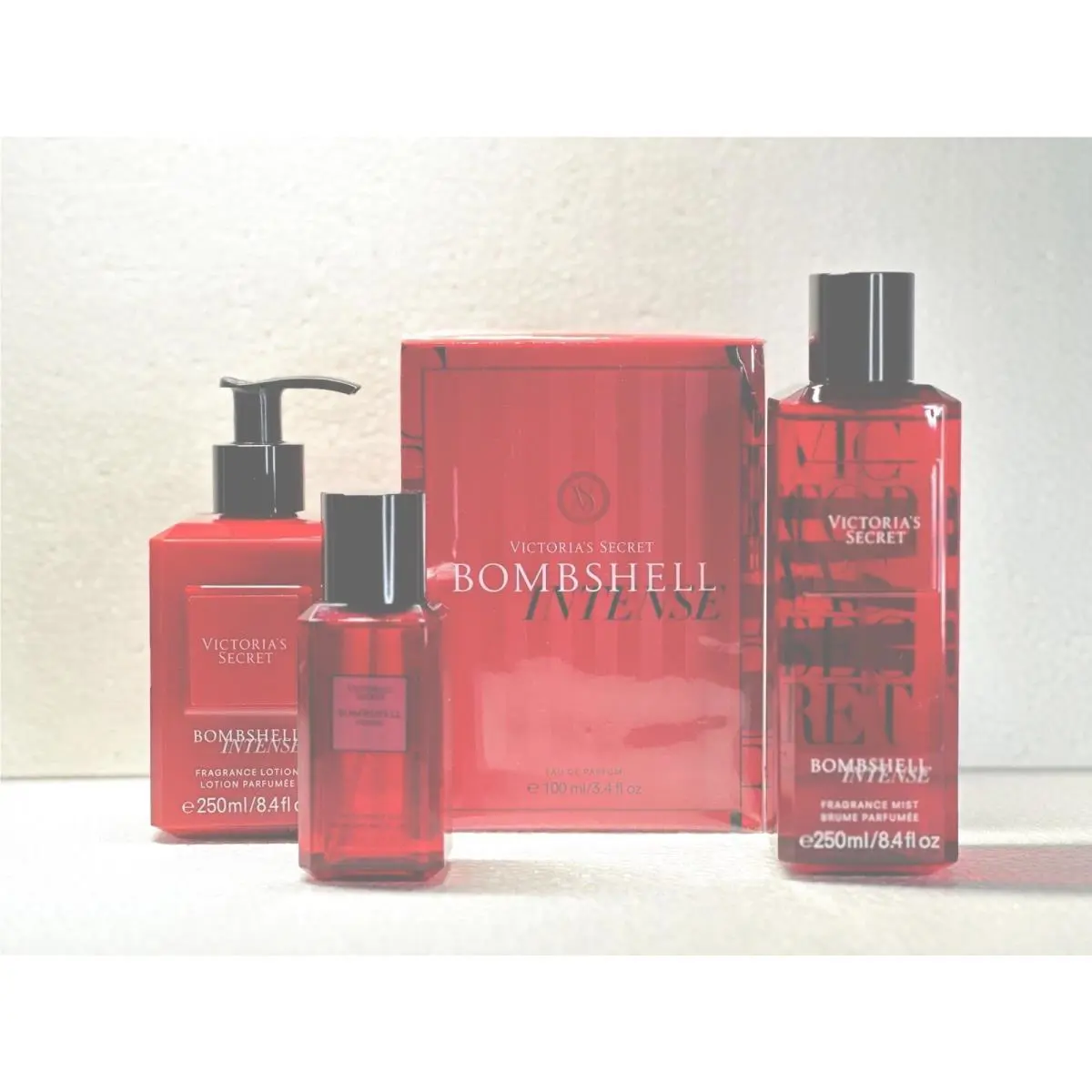 Victoria’s Secret Bombshell Intense Gift Set Edp 100ml + Mist/lotion + Mini 75ml