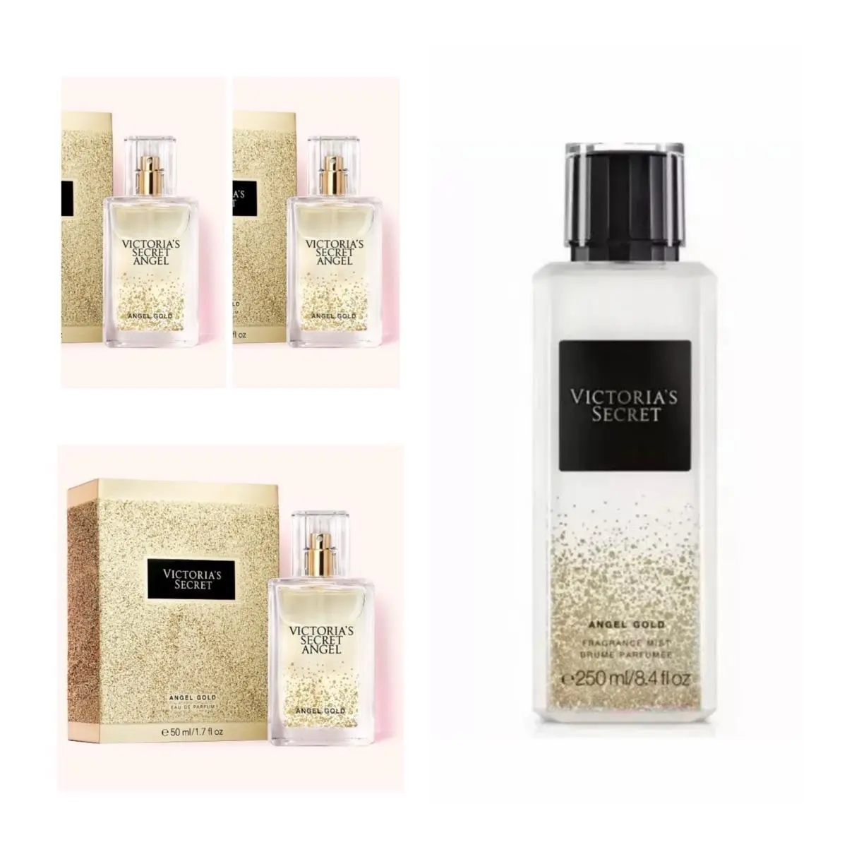 Victoria`s Secret Angel Gold Eau de Parfum 1.7 Fl.oz. 3 and Fragrance Mist