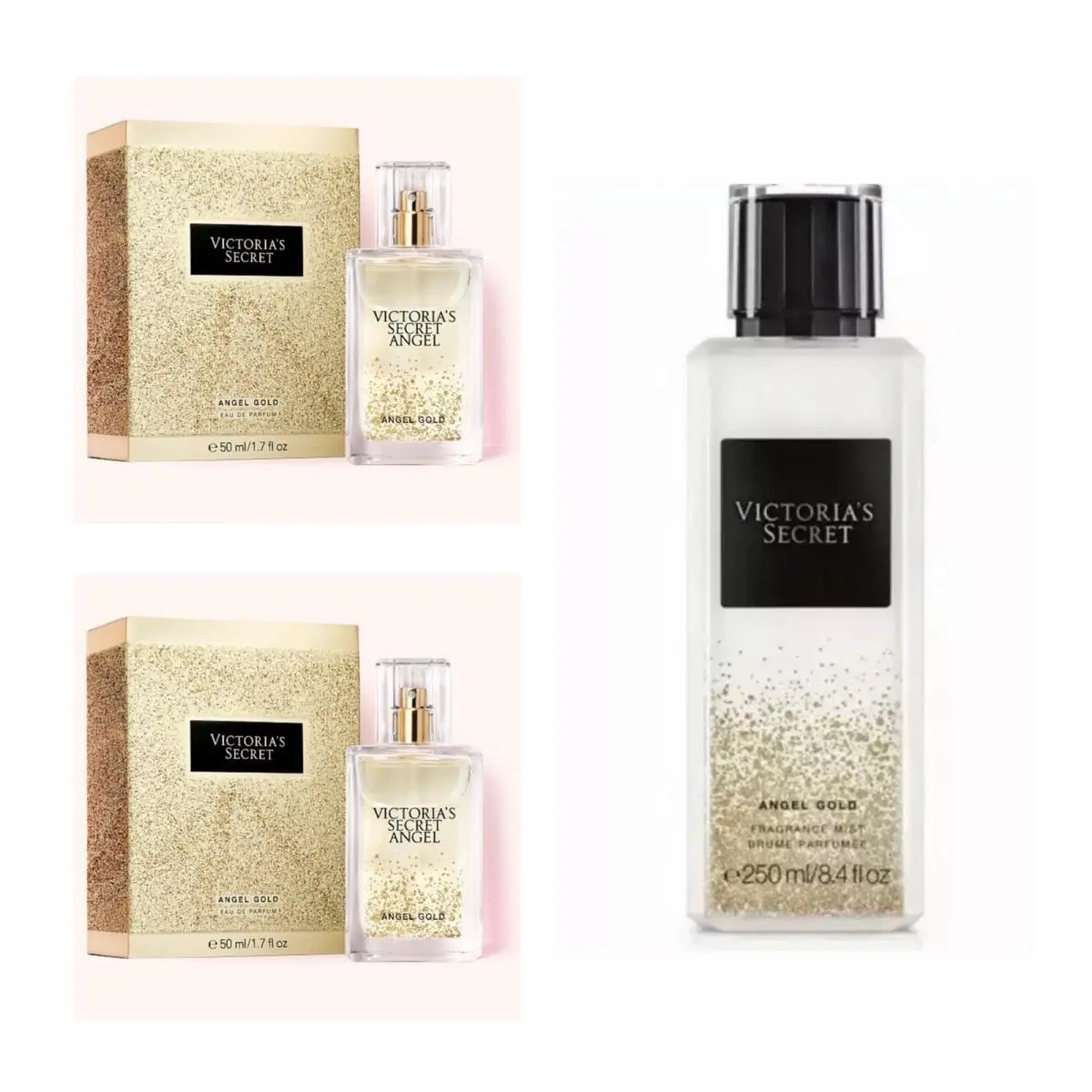 Victoria`s Secret Angel Gold Eau de Parfum 1.7 Fl.oz. 2 and Fragrance Mist