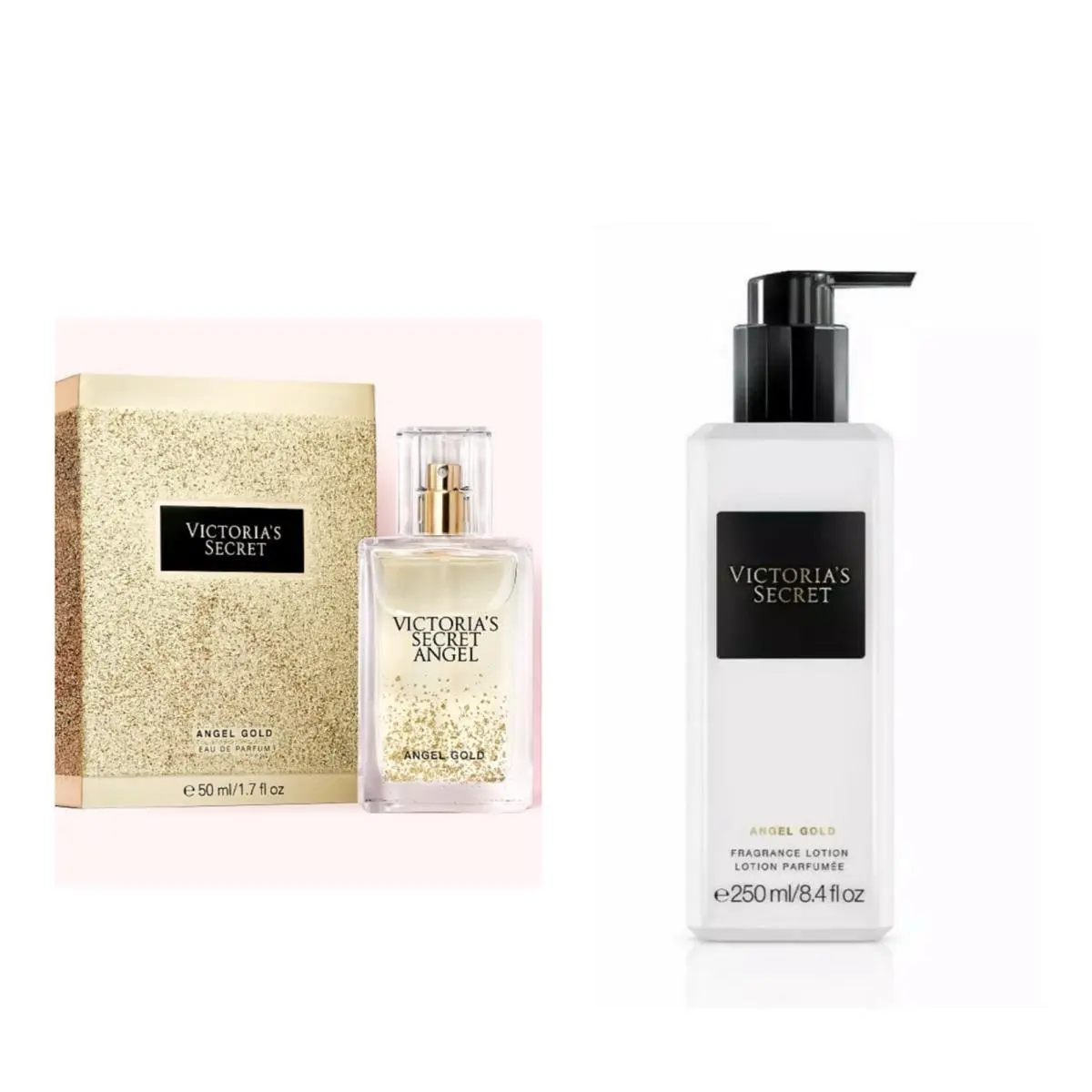 Victoria`s Secret Angel Gold Eau de Parfum 1.7 Fl.oz. and Fragrance Lotion