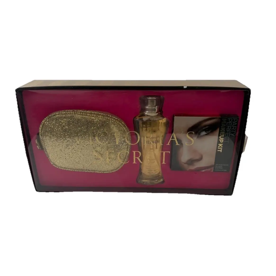 Victoria`s Secret Dream Angels 4.2oz Mist Spray+makeup Kit+cosmetic Bag by Victoria's Secret