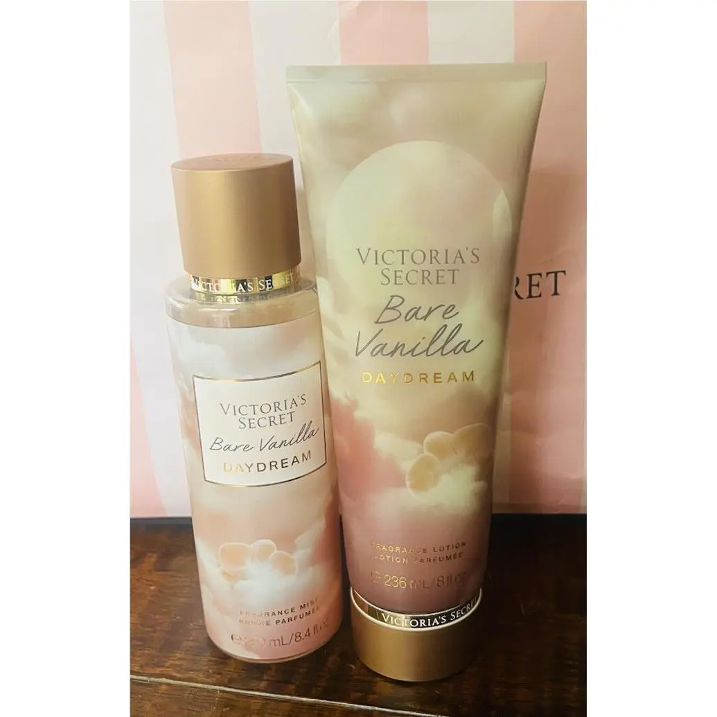 Victoria`s Secret Fragrance Mist Lotion Set Lot of 2 Bare Vanilla Daydream