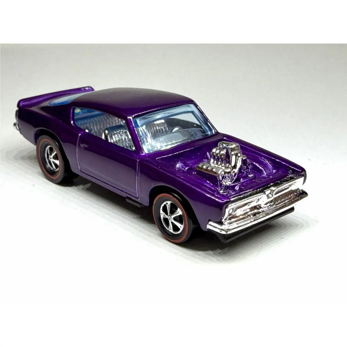 Custom Made Redline Hot Wheels King Kuda Barracuda Spectraflame Purple