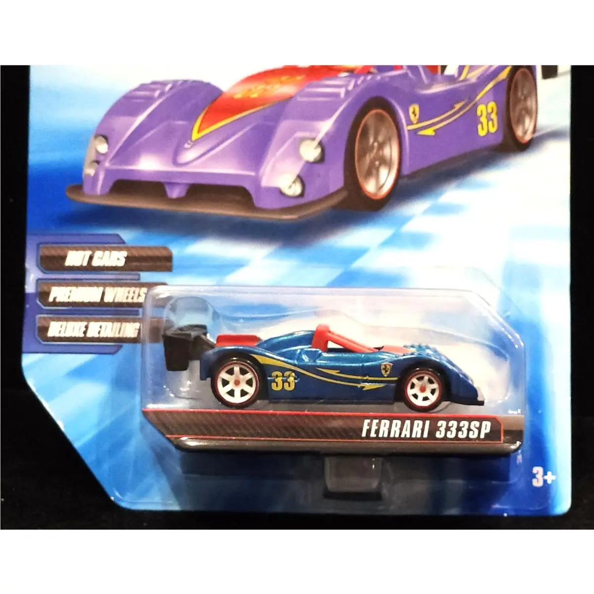 Hot Wheels Ferrari 333SP Speed Machines Premium Collectible Car Paint Var Teal
