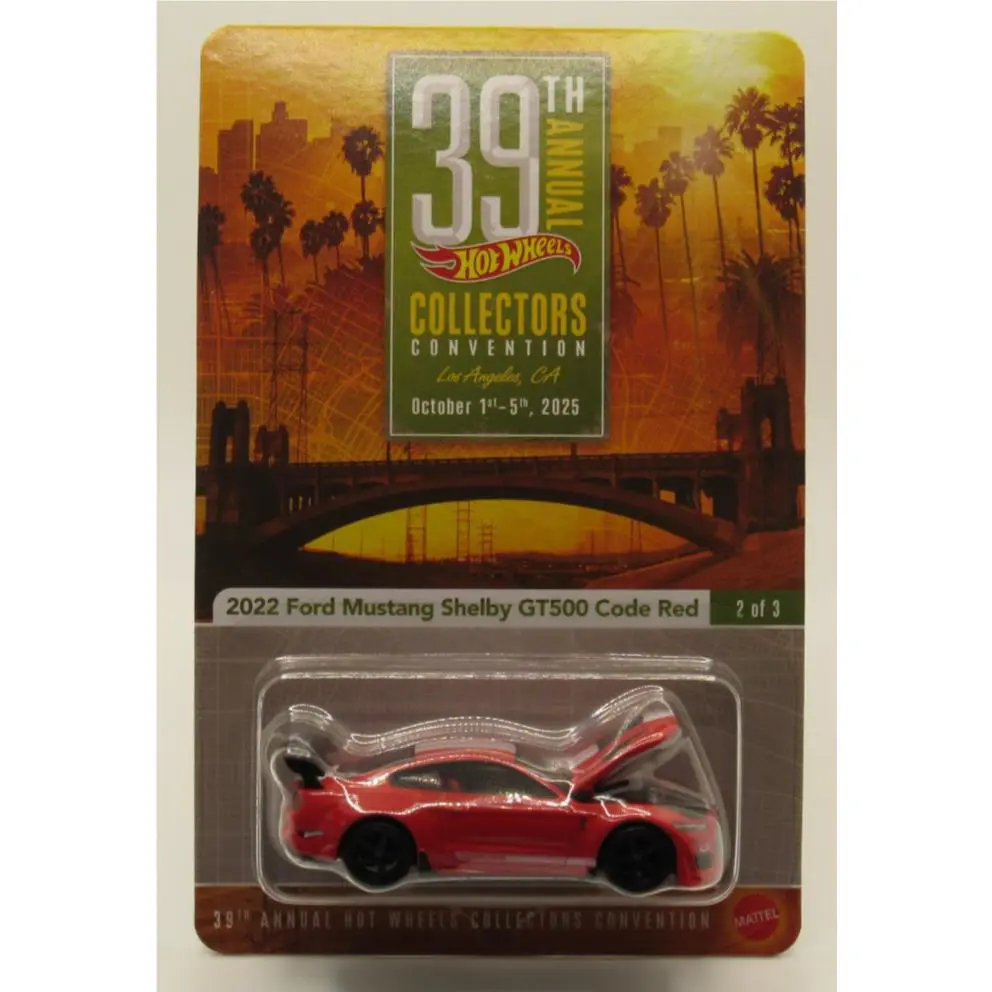 Hot Wheels 39th Convention 2022 Ford Mustang Shelby GT500 Code Red Low 815/6200