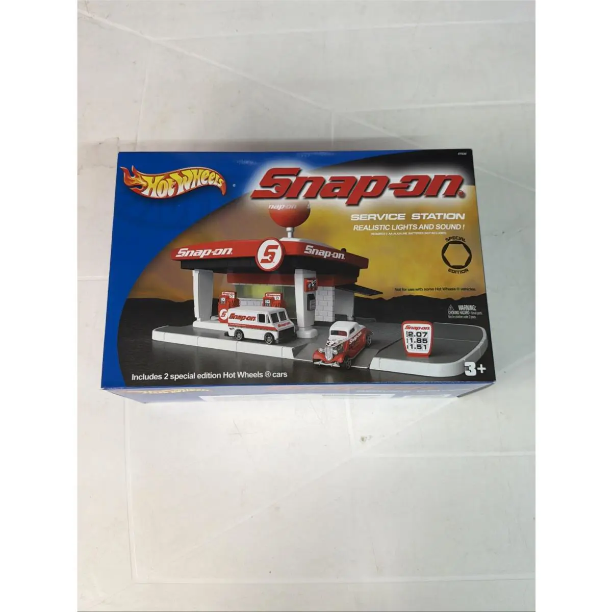 Snap On Service Station Hot Wheels Special Edition Lights Sounds Not Tested