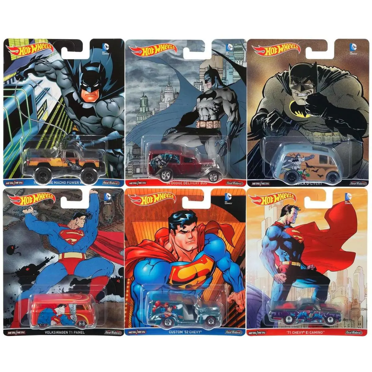 Hot Wheels 1:64 Pop Culture- Batman and Superman Case D Assortment