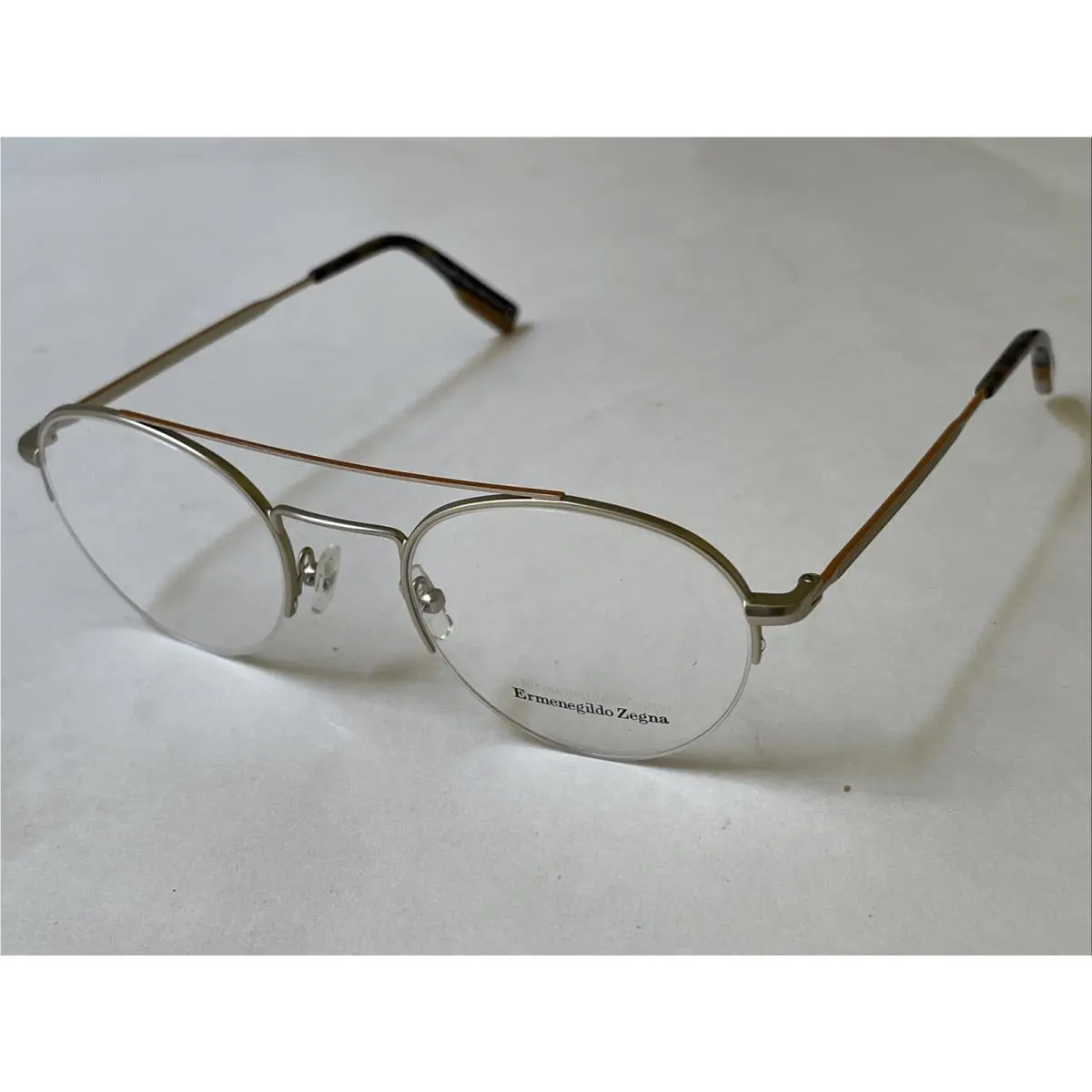 Ermenegildo Zegna EZ5131/O 032 Eyeglasses Gold 51-22-145 Half Rim