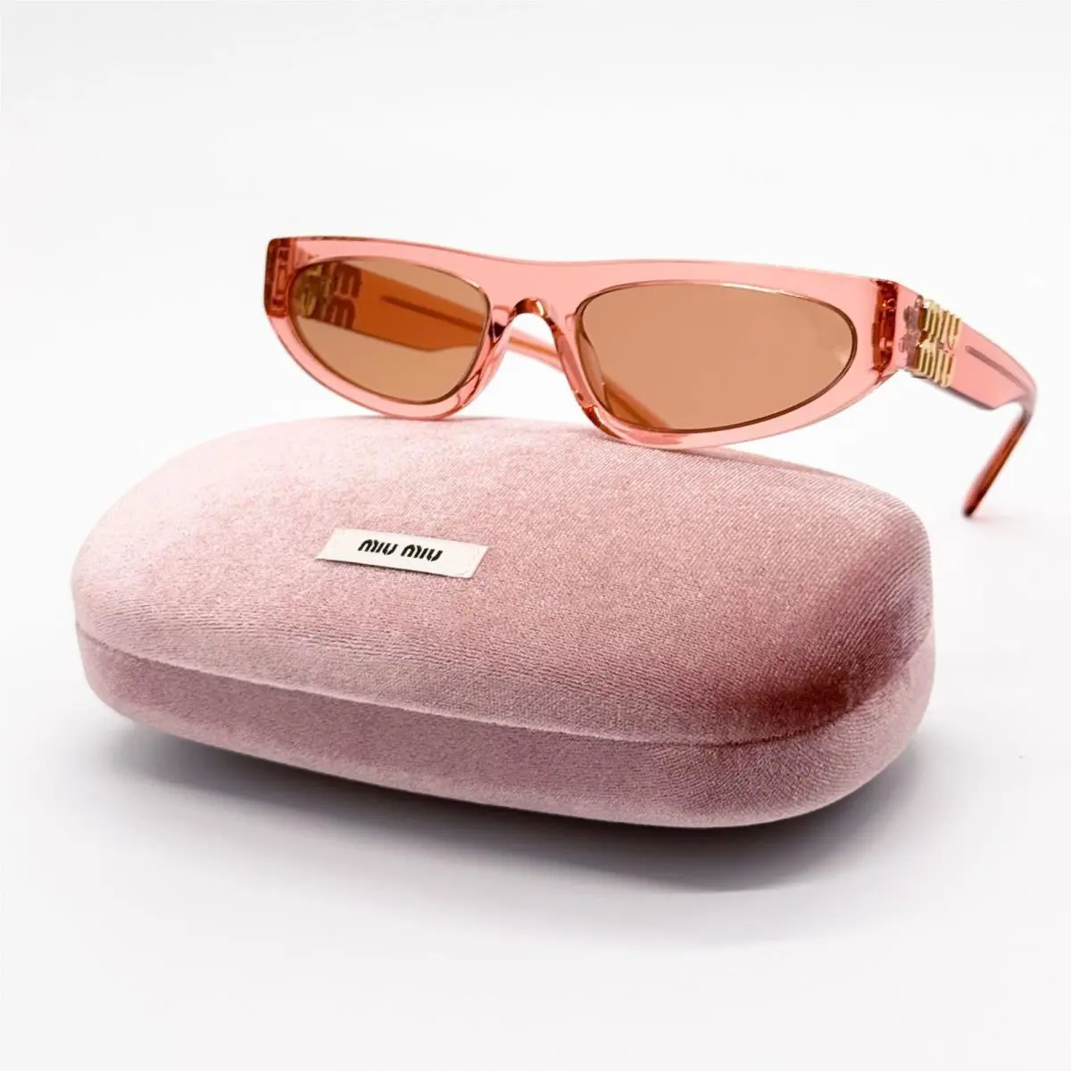 Miu Miu Sunglasses MU07ZS 14T07V Tulip Transparent MU 07ZS 14T07V Women Smu