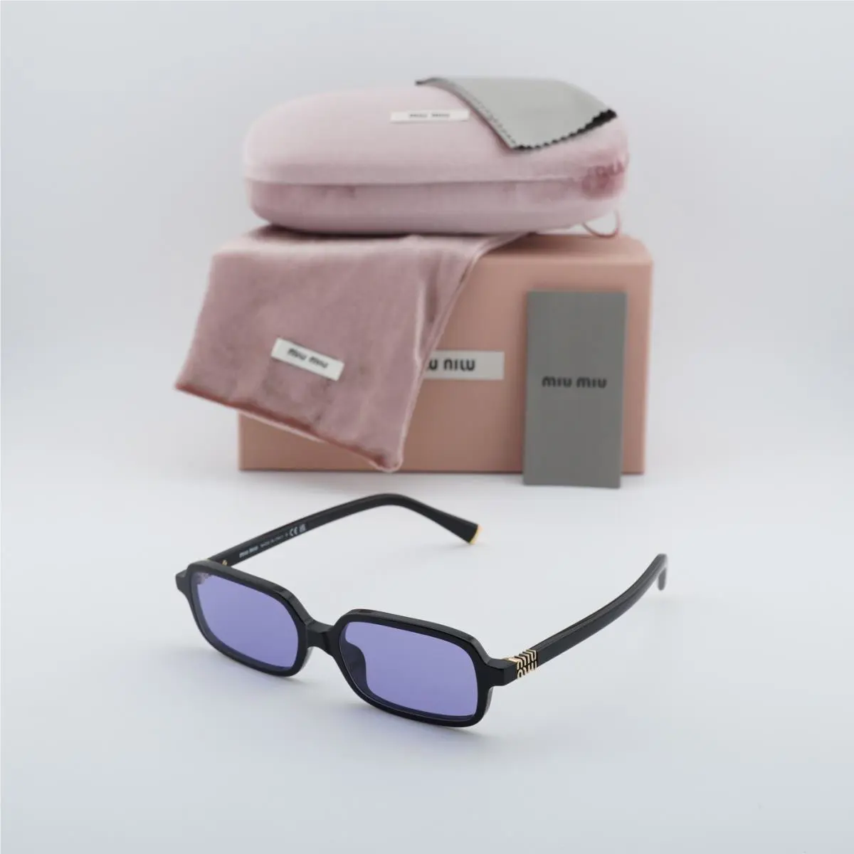 Miu Miu MU11ZS 16K01O Black/violet 51-16-140 Sunglasses