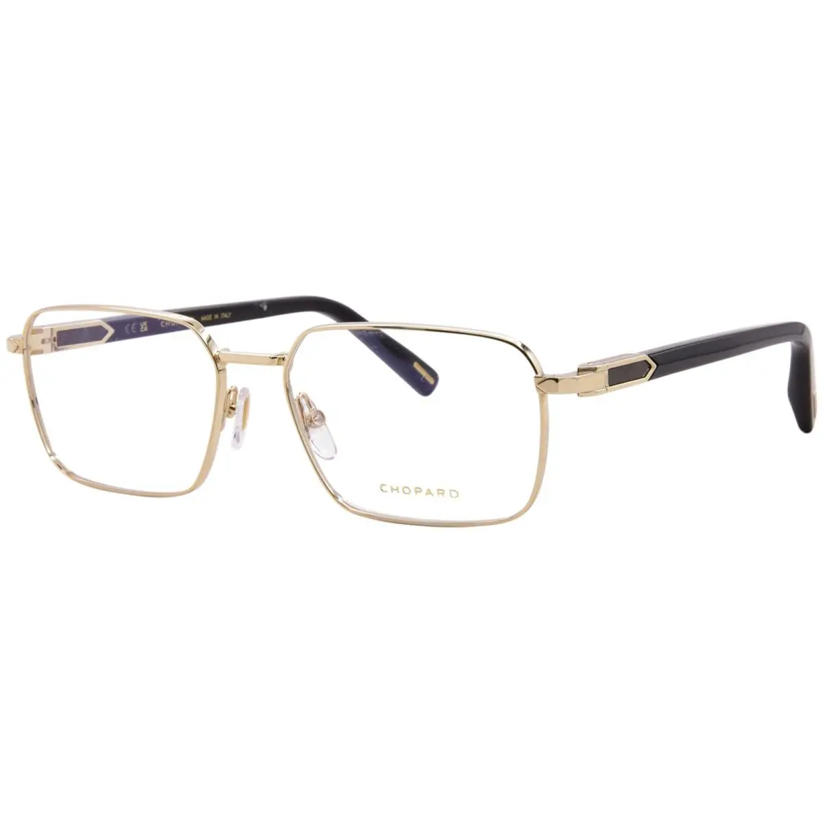 Chopard VCHM36 0300 Eyeglasses Men`s Rose Gold Full Rim 57mm
