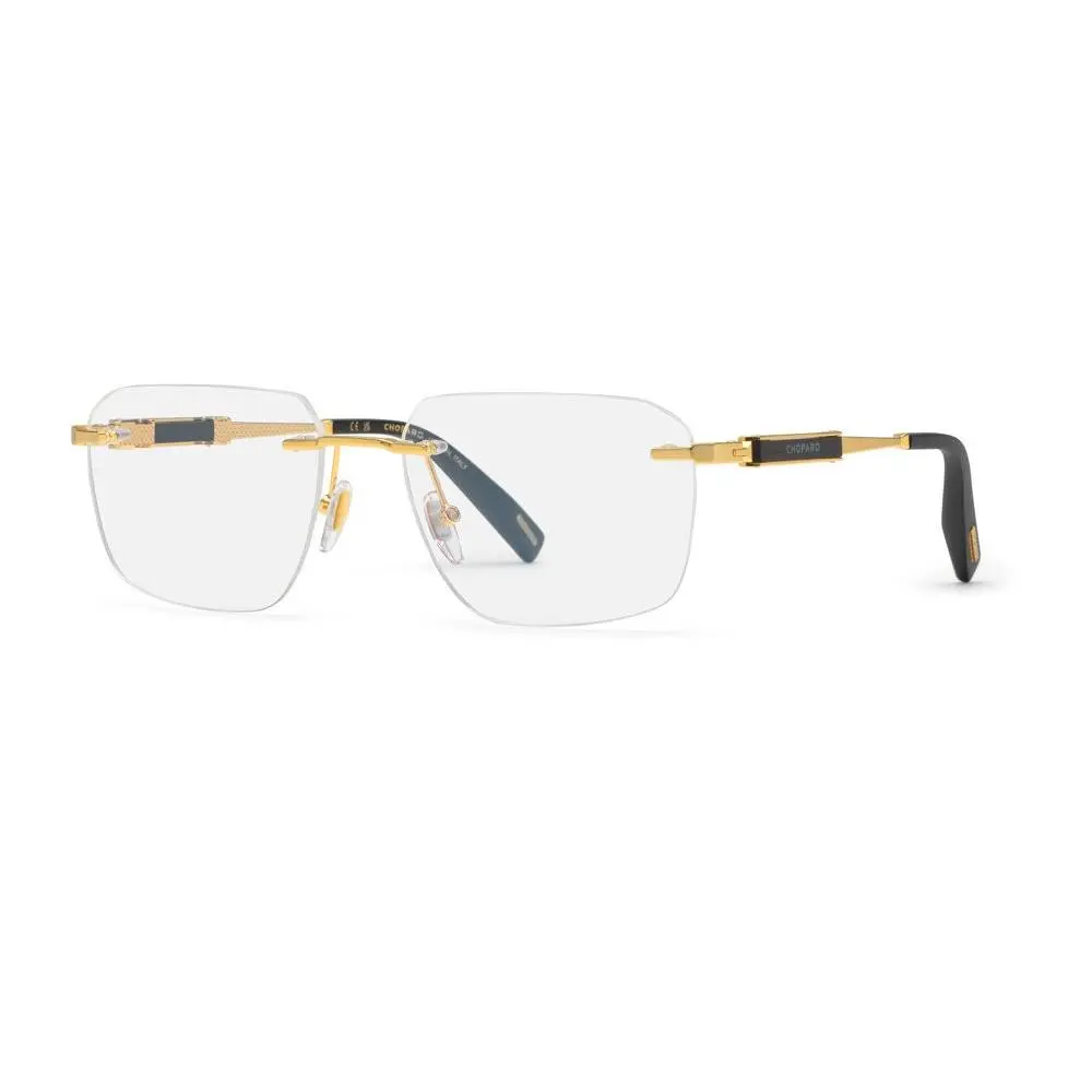 VCHL50 Eyeglasses Eye Glasses 0400 Yellow Gold 59mm Unisex by Chopard