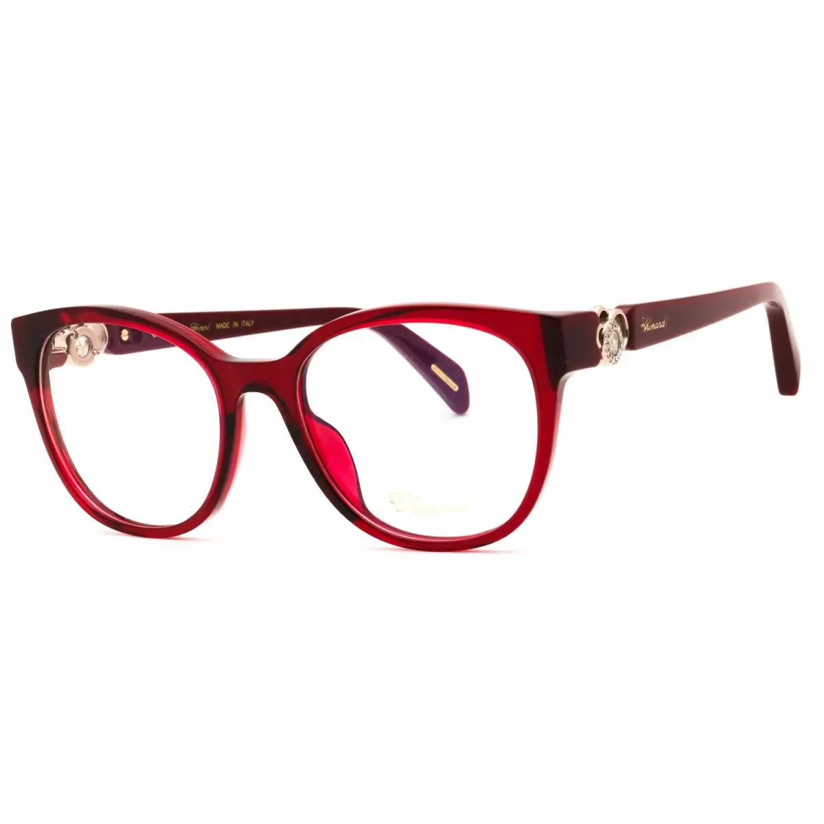 Chopard VCH356-954-53 Eyeglasses Frame Size 53mm 18mm 145mm Burgundy Women 1906