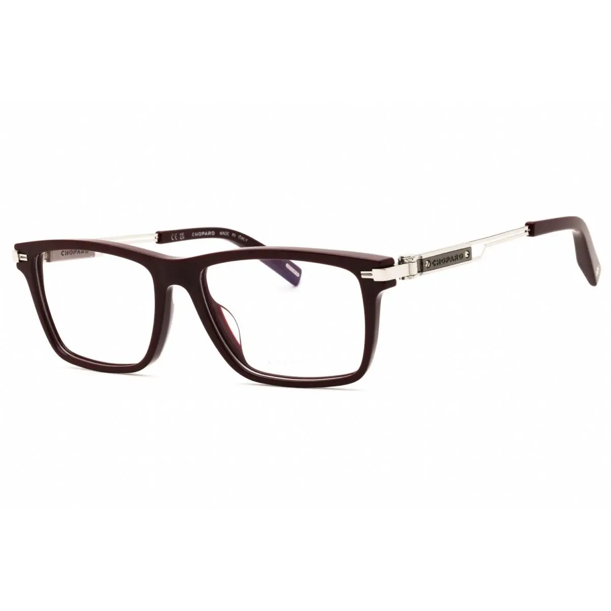 VCH357 01CK Eyeglasses Burgundy Frame 55mm by Chopard