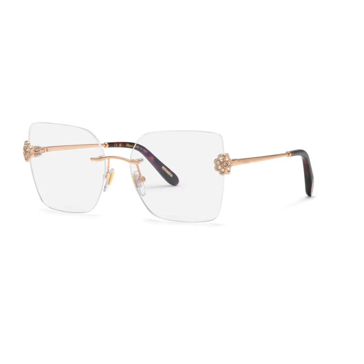 Chopard VCHL60S Eyeglasses Eye Glasses 08FC Shiny Copper Gold 57mm