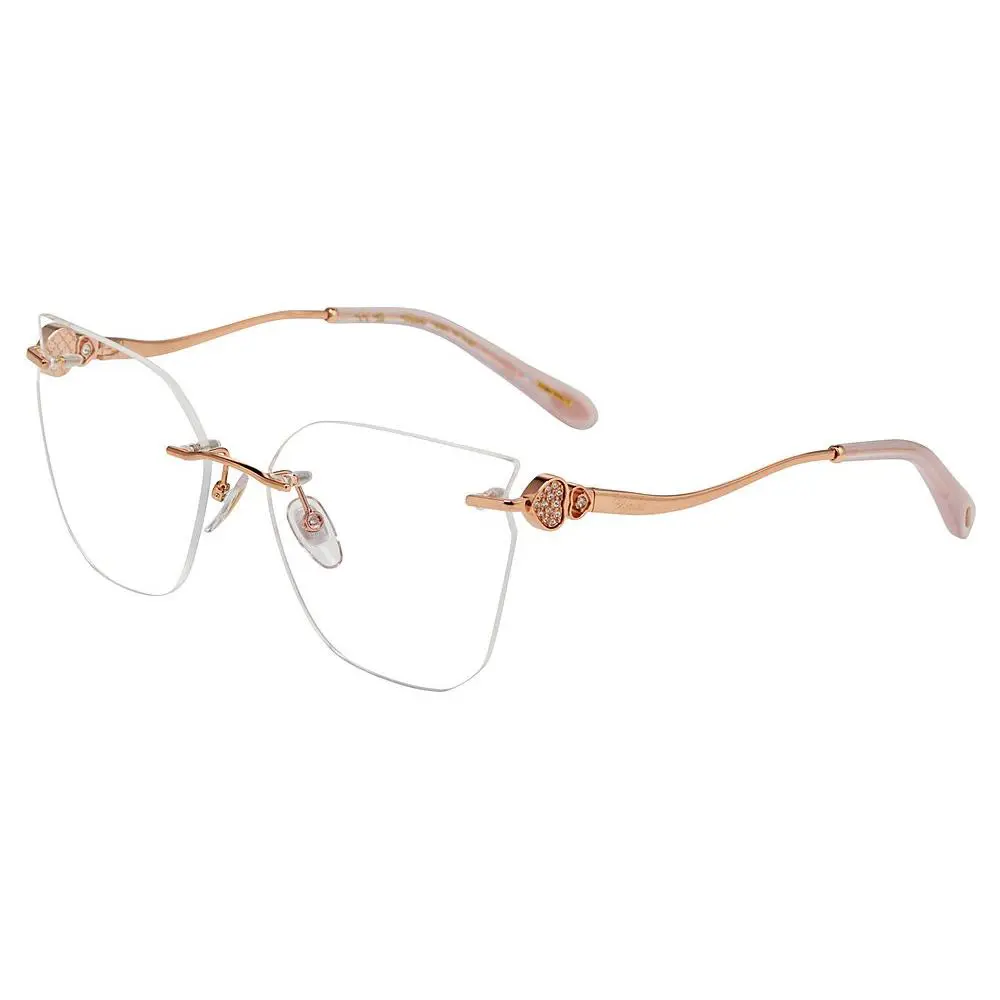 Chopard VCHL84S Eyeglasses Eye Glasses 8FCY Shiny Copper Gold 56mm