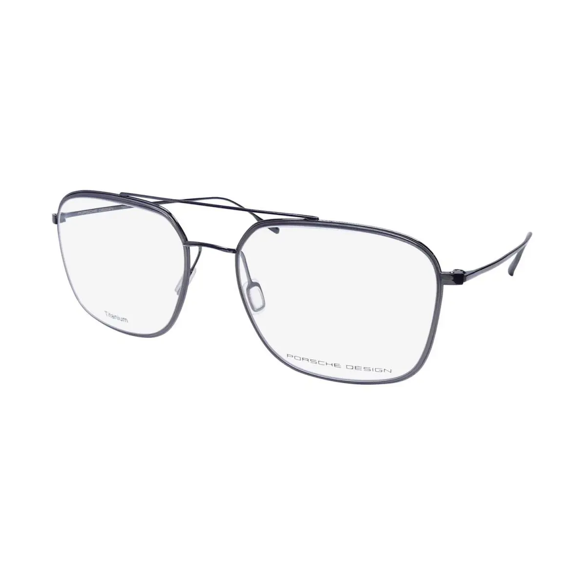 Porsche Design P8749 Eyeglasses Square Full-rim 56-20-145 Gray Titanium A