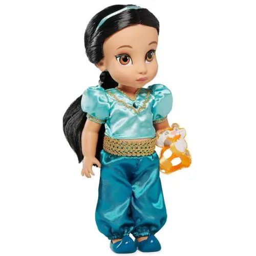 Disney Animators Collection Jasmine 16 Doll W/mini Tiger Plush