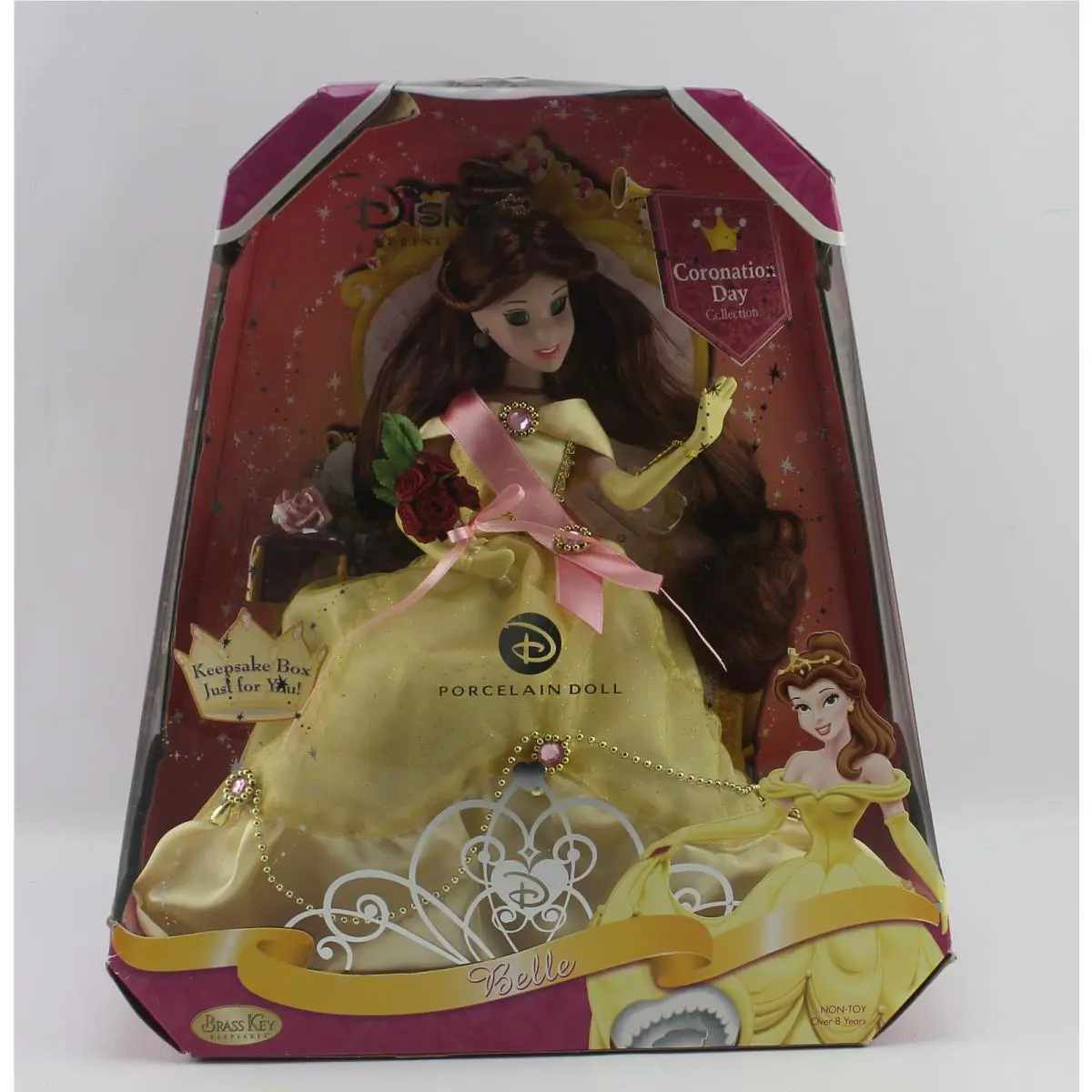 Disney Belle Princess Collection Porcelain Doll Collection Coronation Day