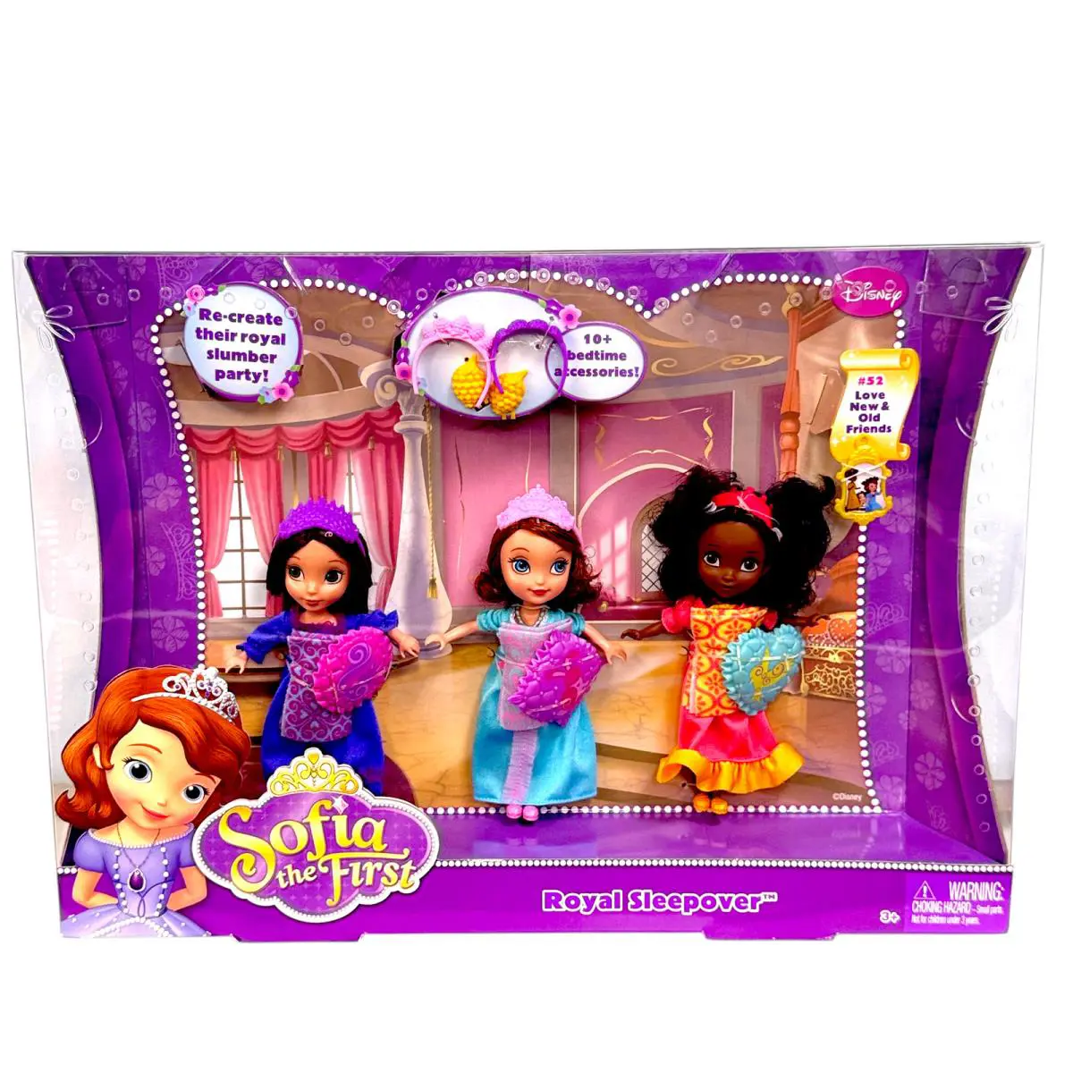 Disney Sofia The First Royal Sleepover Dolls 6 Sofia Ruby Jade 2013 Girl Toy 3+
