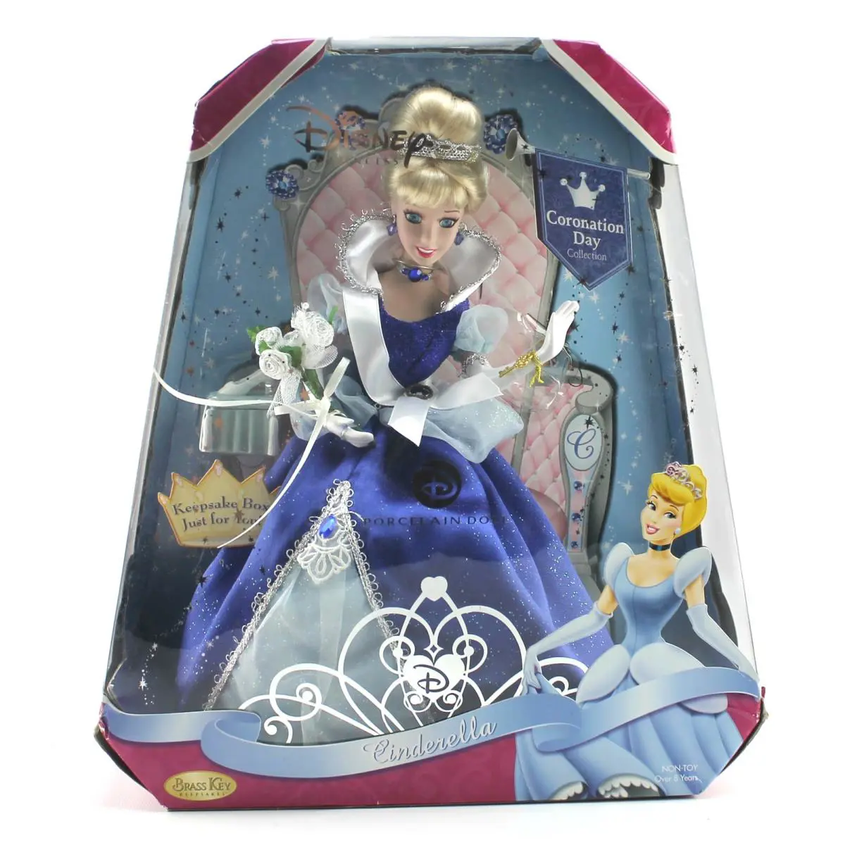 Disney Cinderella Princess Collection Porcelain Doll Collection Coronation Day