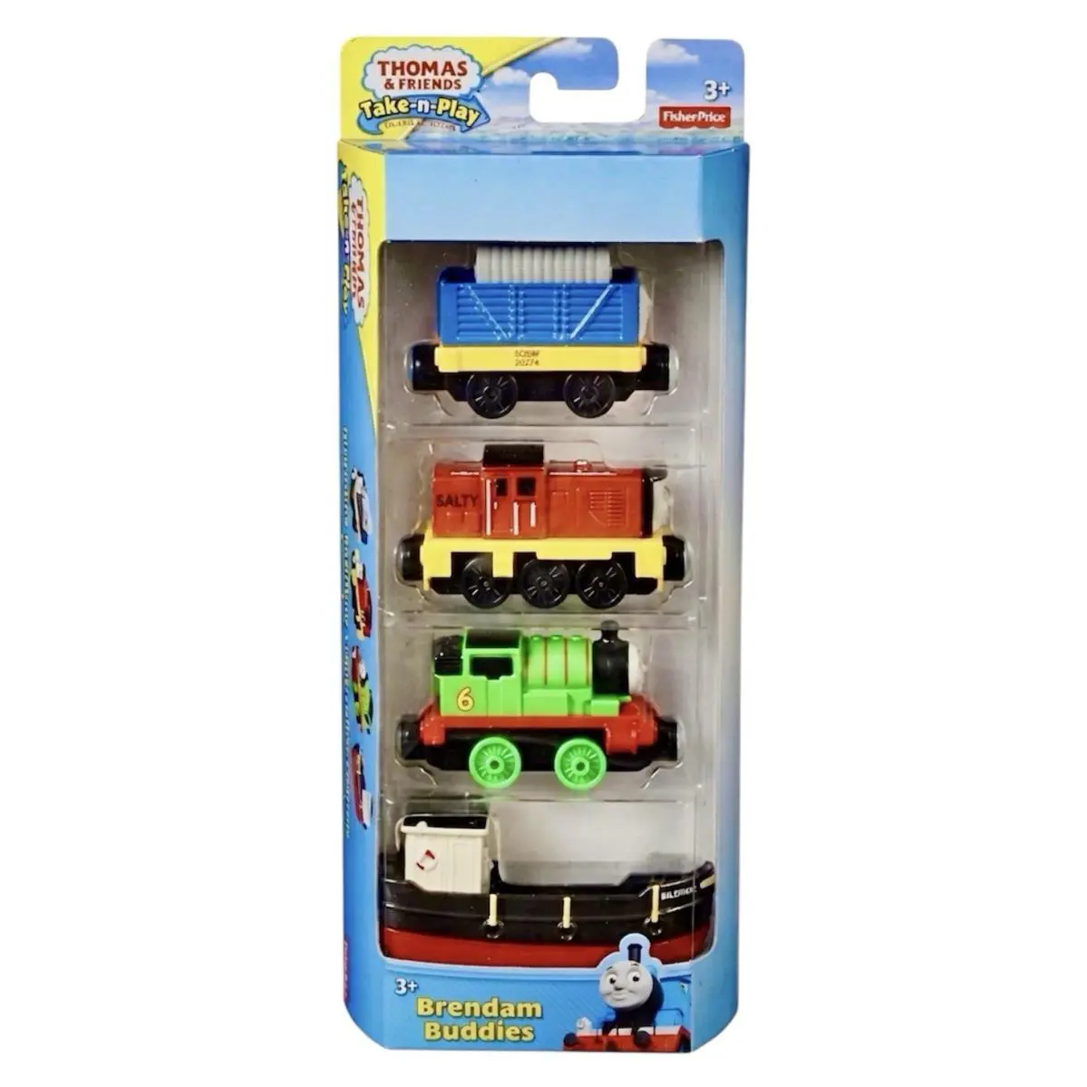 Thomas Friends Take-n-play Brendam Buddies Pack 4-Piece Set — 2014 Rare