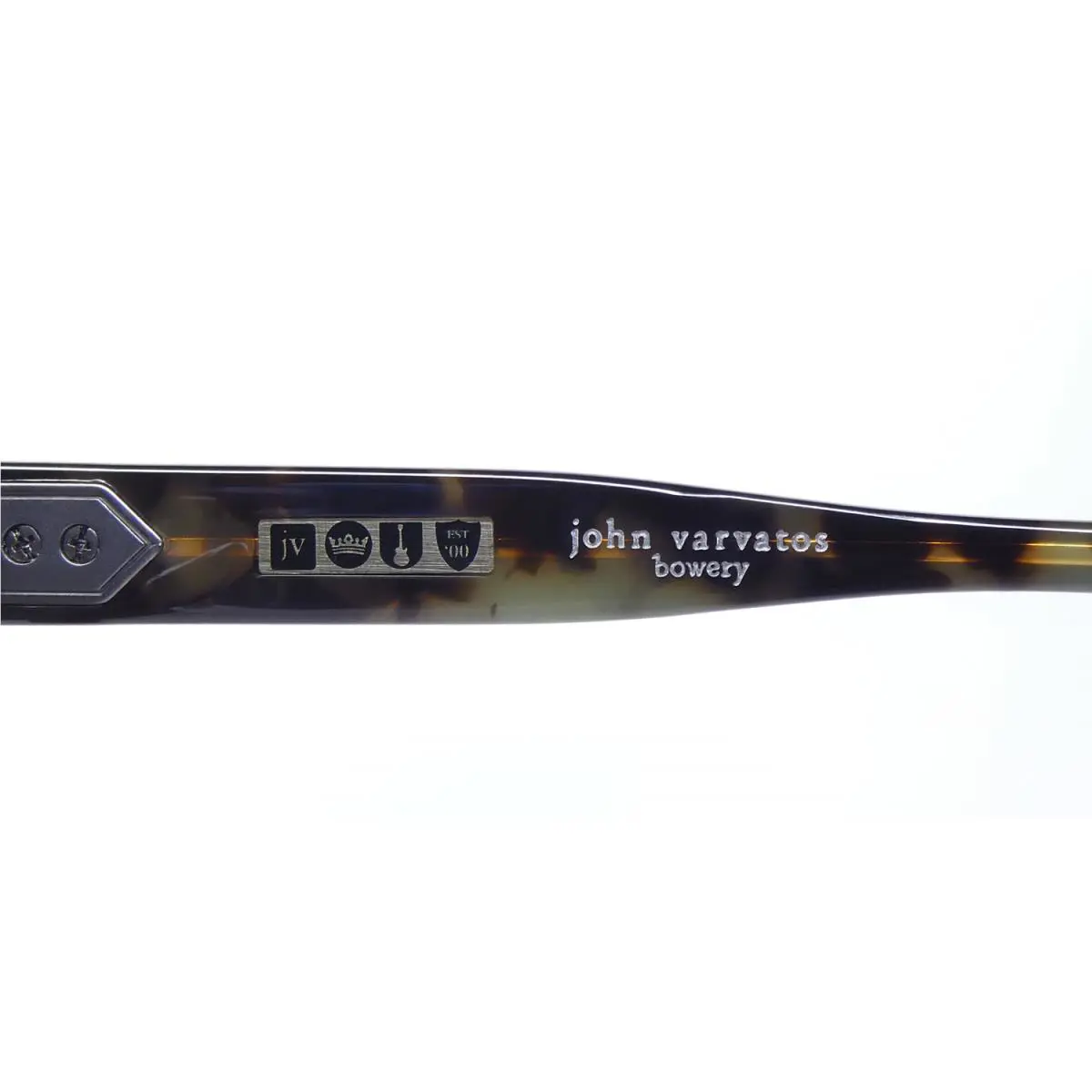 John Varvatos sunglasses - V516 - Black / Tortoise, Frame: Black, Lens: Green