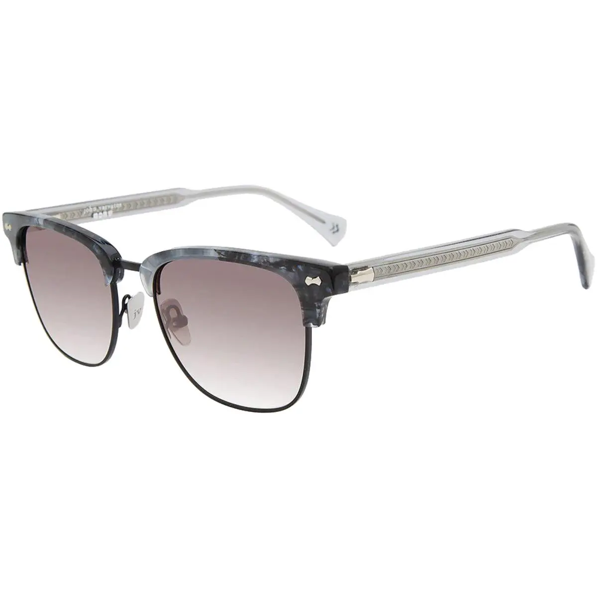 John Varvatos Men`s Classic Brow-line Square Sunglasses SJV5565 - Made in Japan