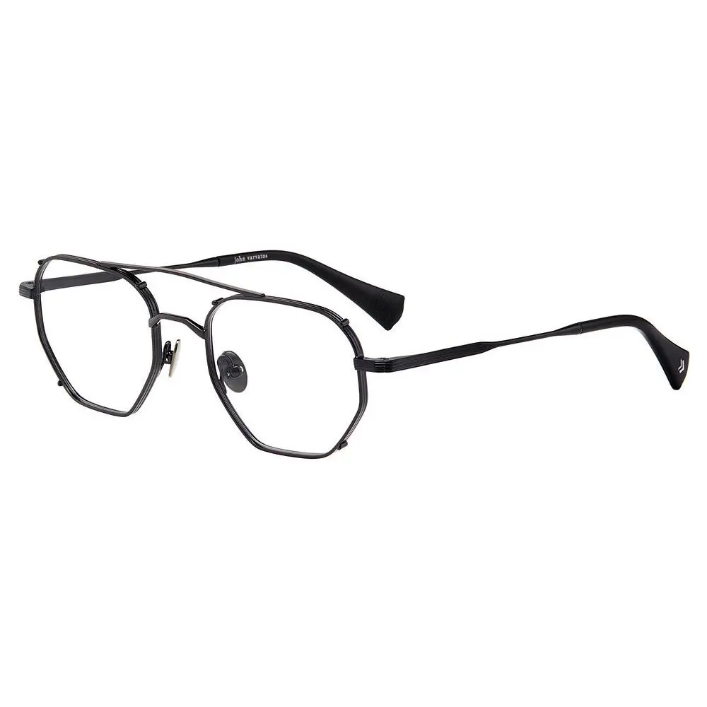 John Varvatos VJV198 Eyeglasses Eye Glasses 0BLA Black 52mm Unisex