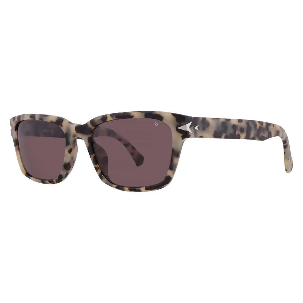 John Varvatos Brown Square Men`s Sunglasses SJV561 0HAV 54 SJV561 0HAV 54