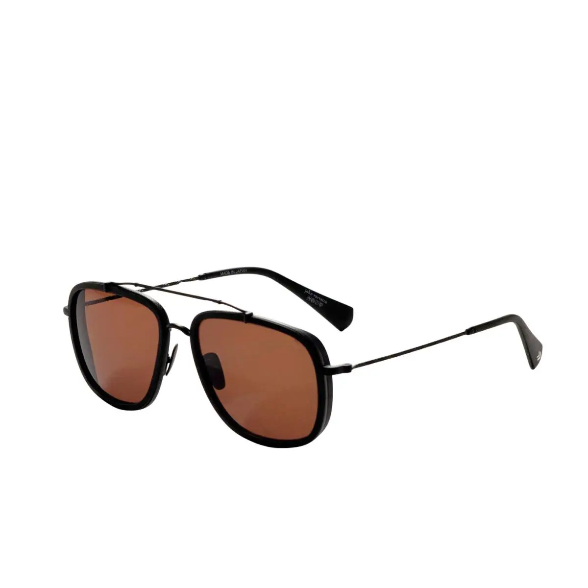 John Varvatos Men`s 56 mm Matte Black Sunglasses SJV550-560BLA