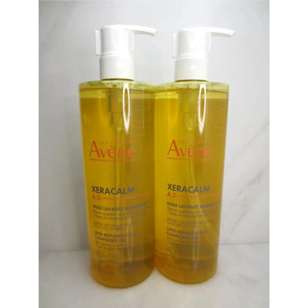 Avene Xeracalm A.d Lipid Replenishing Cleansing Oil 13.5 OZ 2 Pack 27oz Total