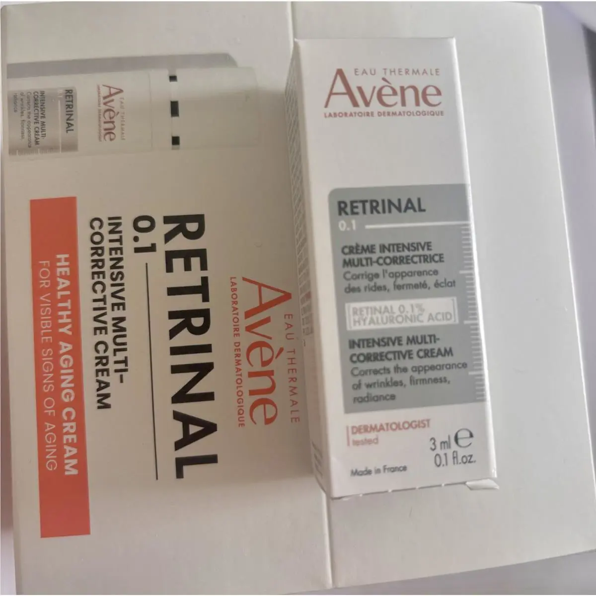 Avene 0.1 Corrective Ceam 20 Samples 3 ml Total 60 ml