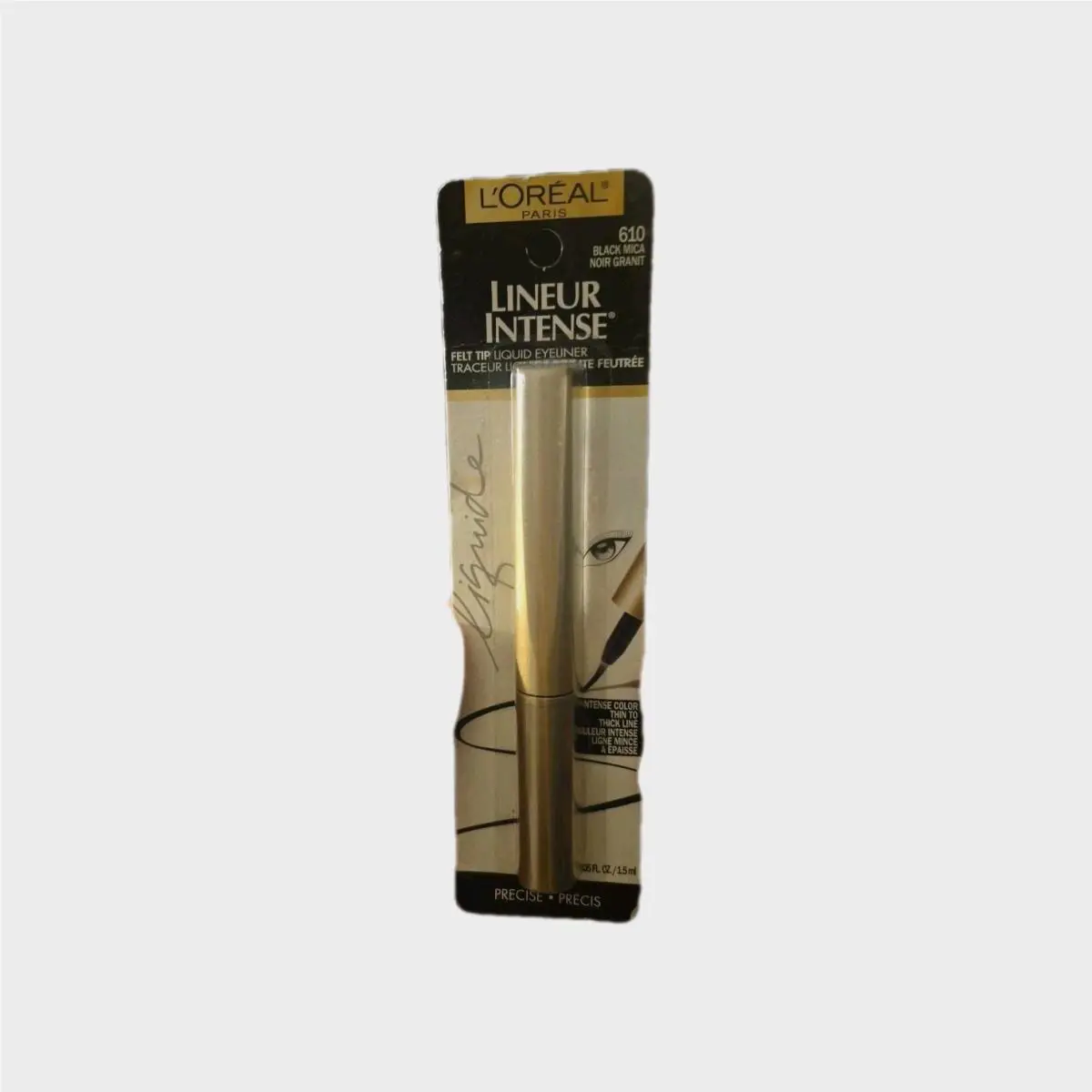 Loreal Lineur Intense Felt Tip Liquid Eye Liner 610 Black Mica x 5pk
