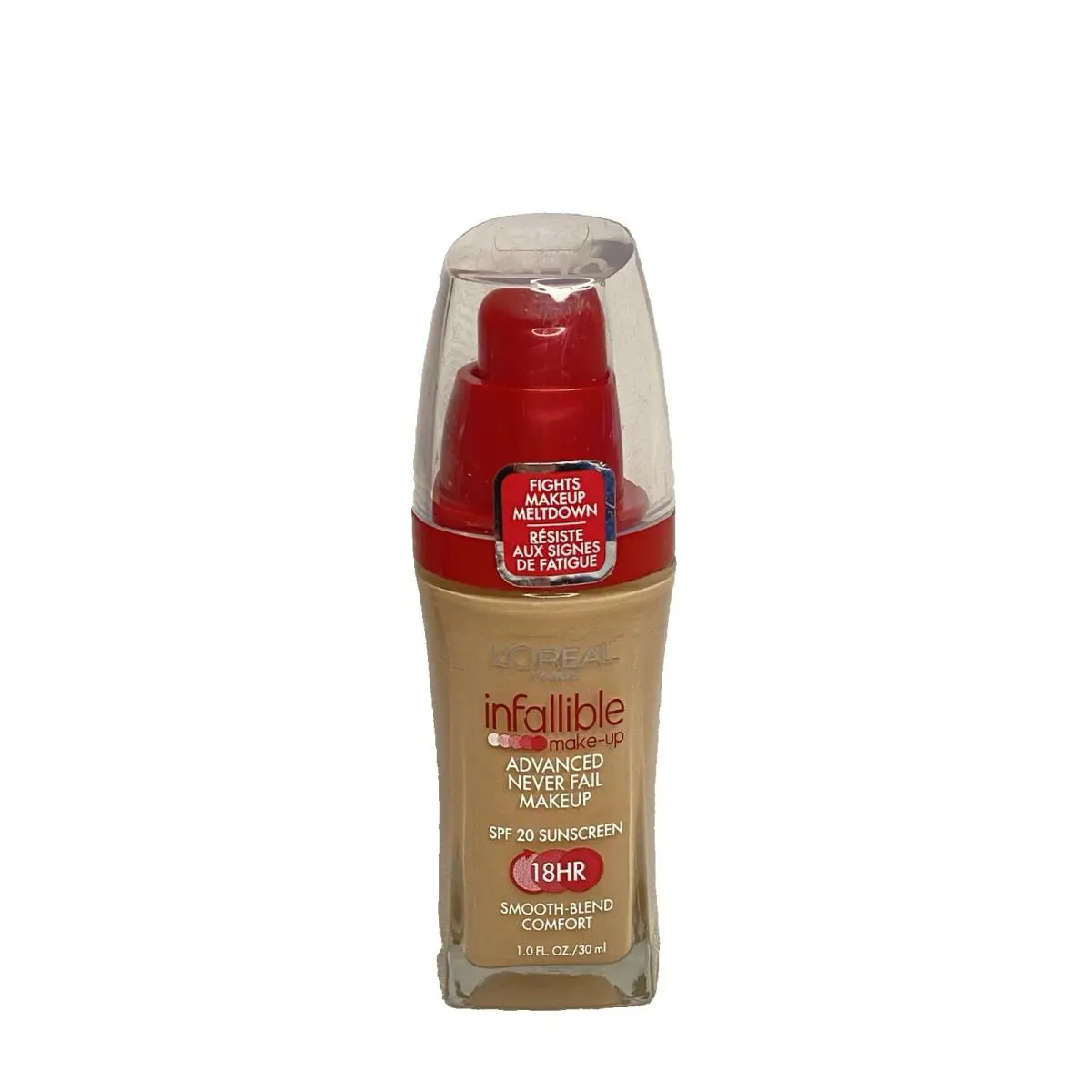 Loreal Infallible Advanced 18 Hour Makeup Foundation Natural Buff 606
