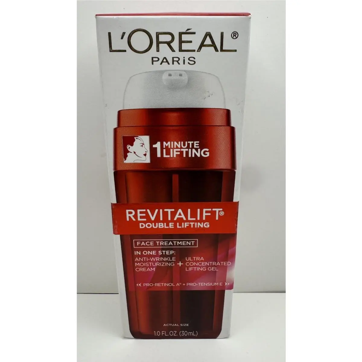 L`oreal Paris Revitalift Double Lifting Face Treatment Day Cream 1 oz