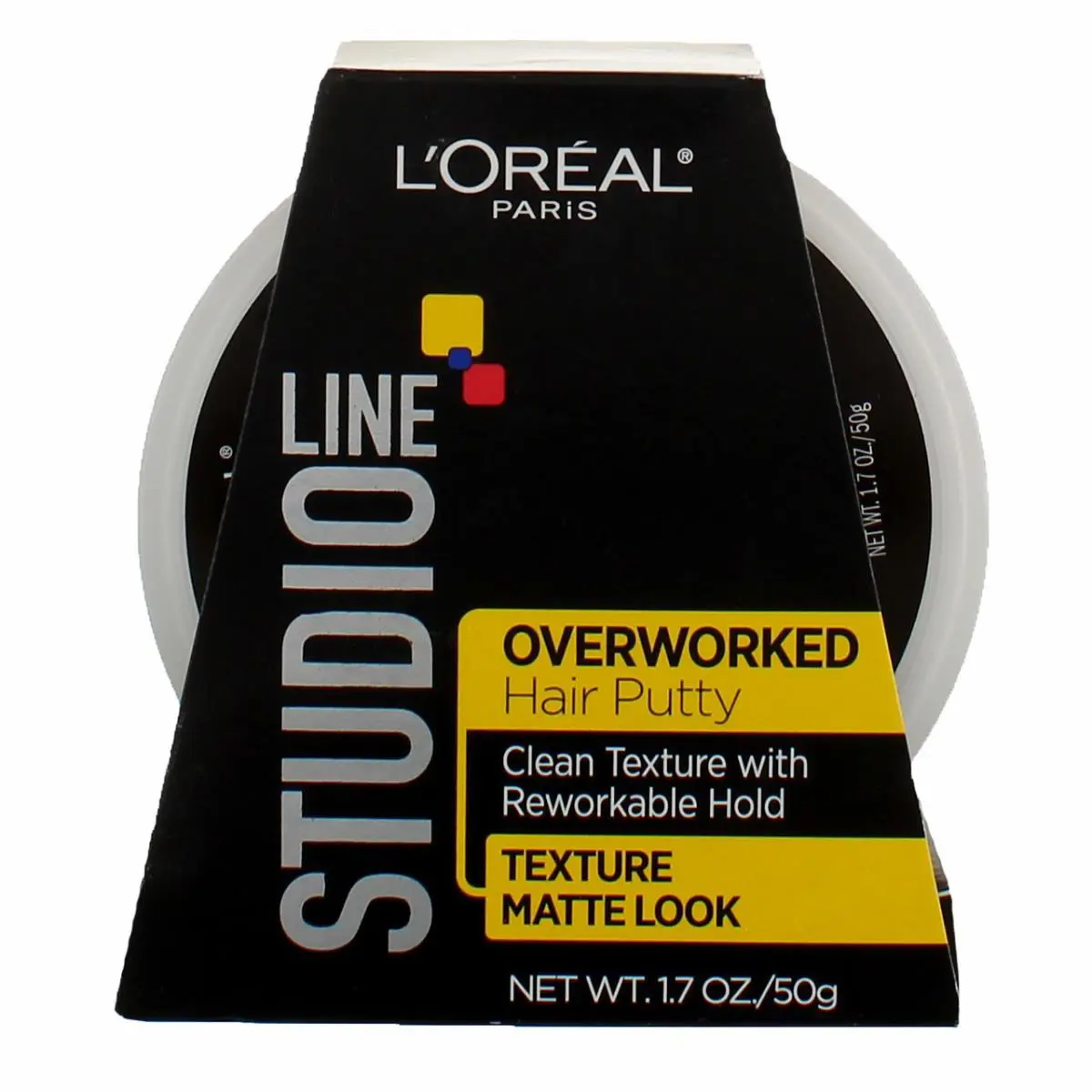 6 Pack L`oreal Paris Studio Line Overworked Hair Putty 1.7 oz