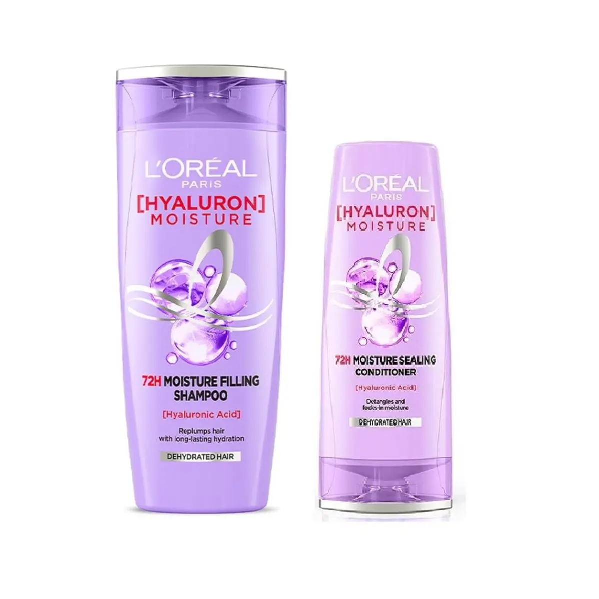 L`oreal Paris Hyaluron 72H Shampoo Conditioner Set For Dry Hair 520ml