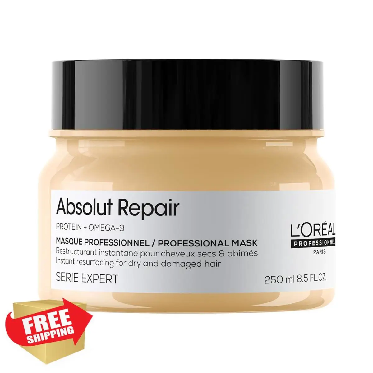 L`oréal Absolut Repair Hair Mask 250ml Damaged Hair Shine