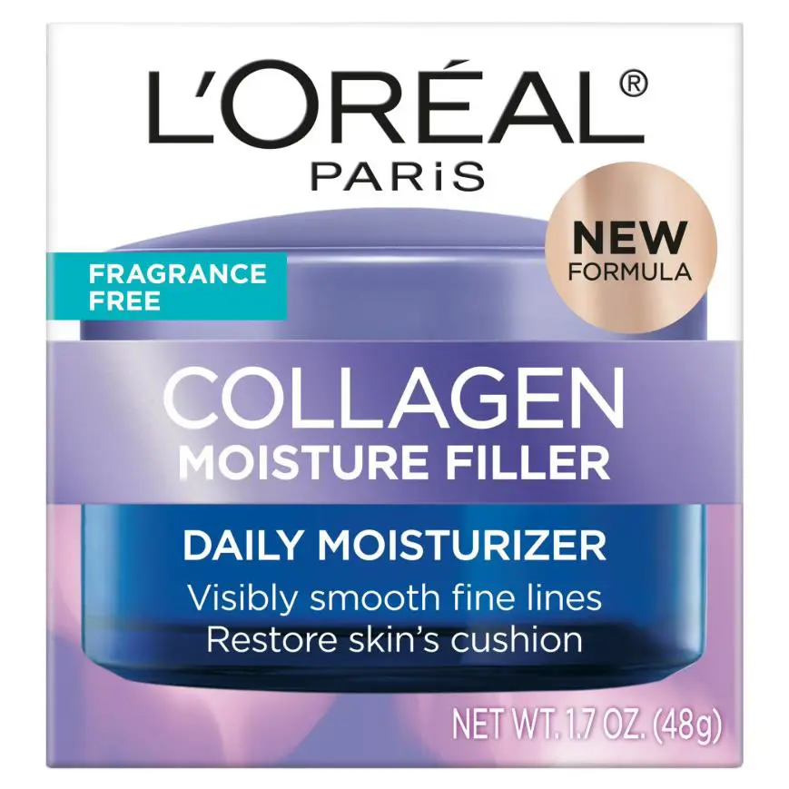 L`oreal Paris Collagen Moisture Filler Anti-aging Moisturizer Fragrance Free 1