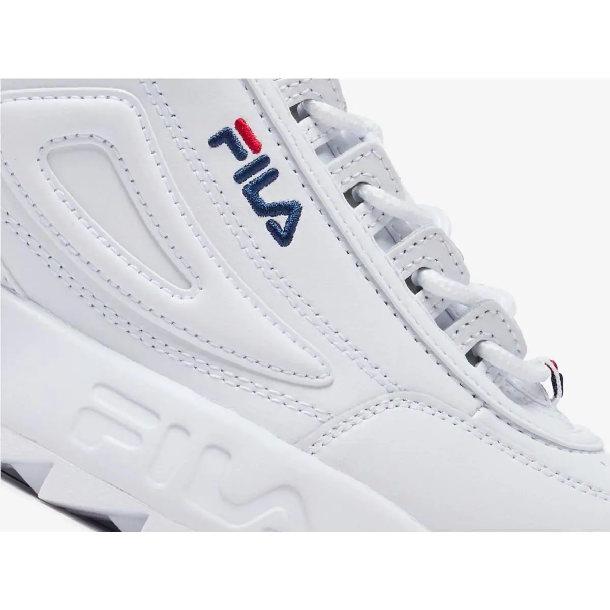 Fila shoes - Fila Disruptor ll Premium - Disruptor Premium - 5FM00002-125 - White / Navy / Red 3