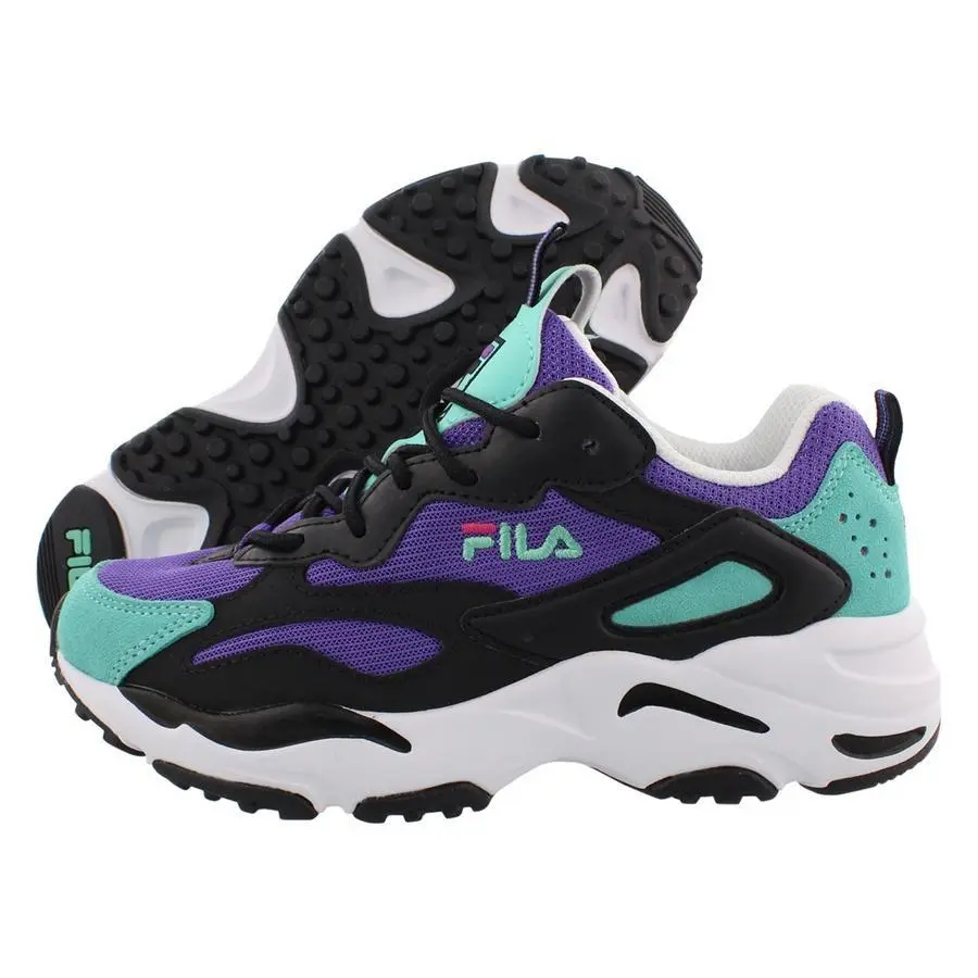 Fila shoes - Electric Purple/Teal/Black, Main: Black 3