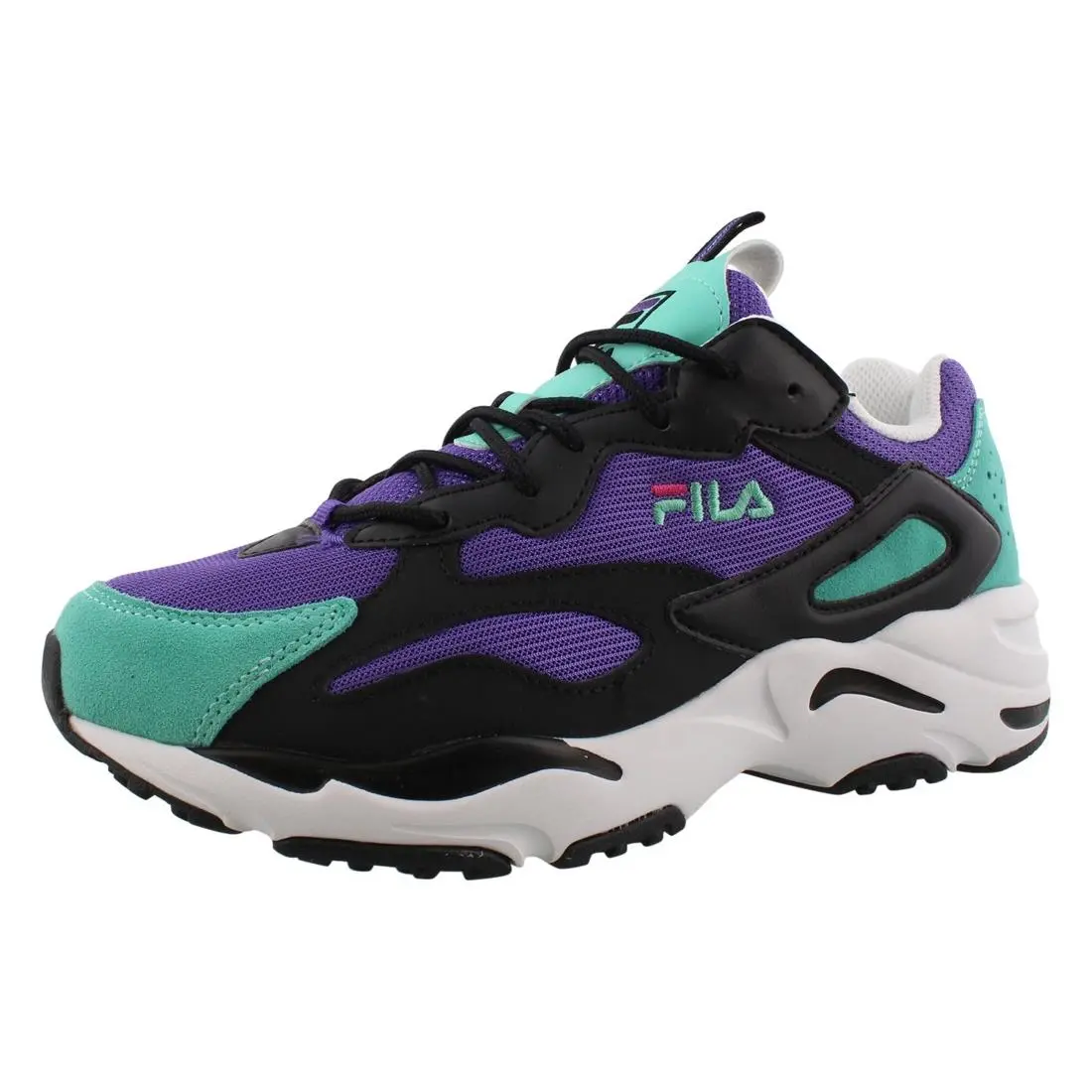 Fila shoes - Electric Purple/Teal/Black, Main: Black 5