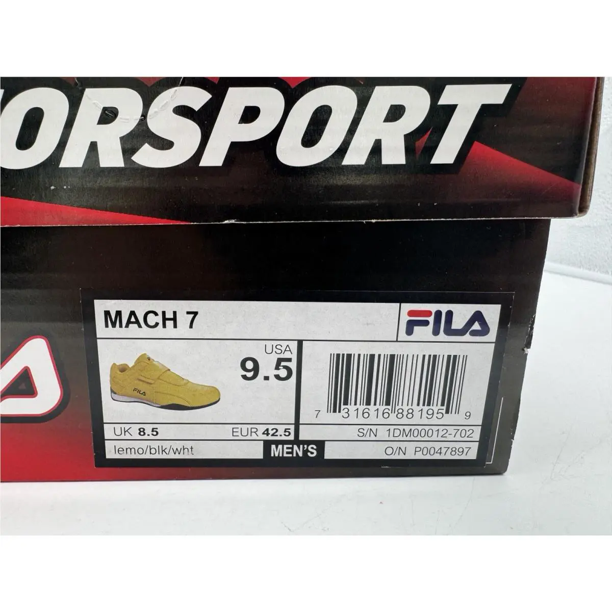 Fila shoes - FILA Motorsport Mach 7 - Motorsport Mach - Yellow 13