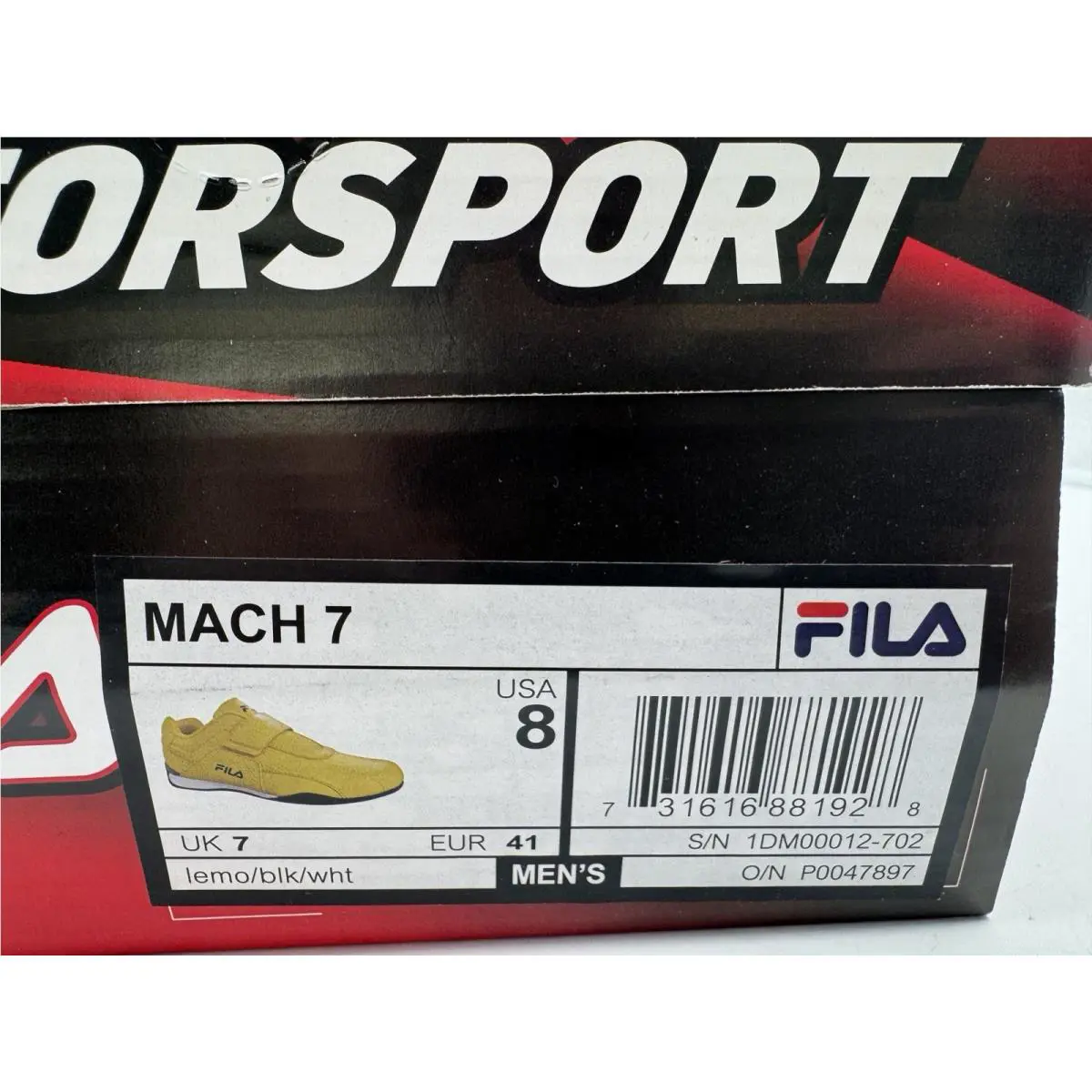 Fila shoes - FILA Motorsport Mach 7 - Motorsport Mach - Yellow 13