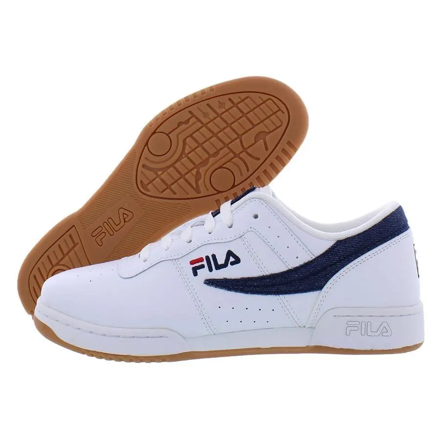 Fila shoes - White/Navy/Red, Main: White (UPC: 607949000056) 2