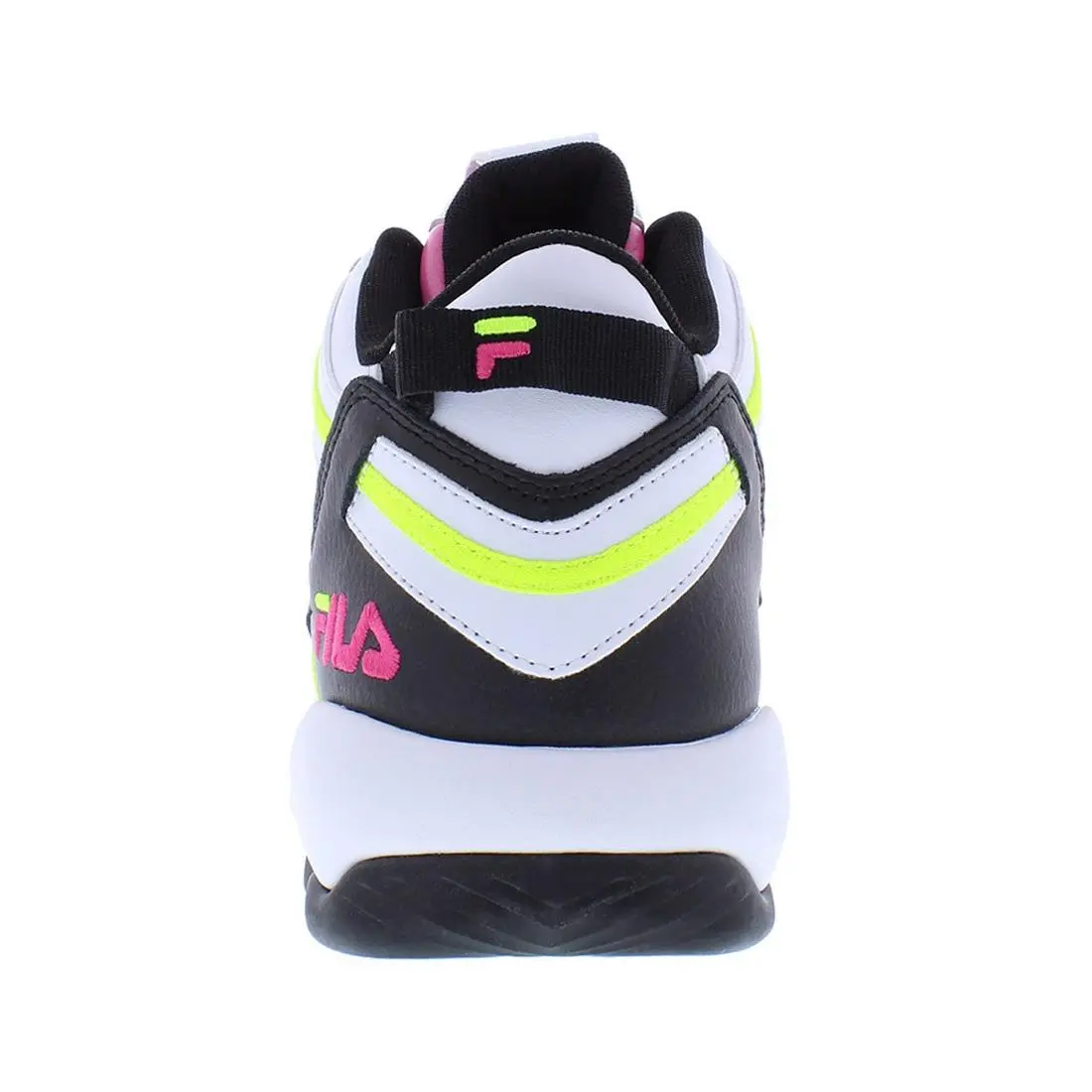 Fila shoes - White/Black/Safety Yellow, Main: Black (UPC: 731616299198) 2