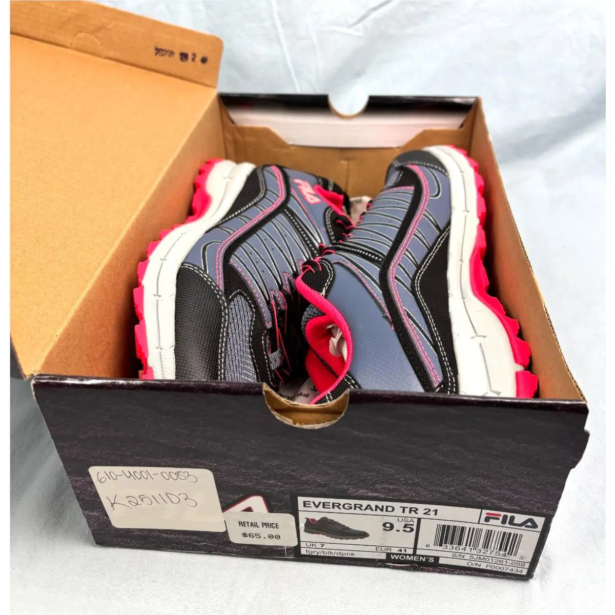 Fila shoes - Evergrand TR 21 - Evergrand - 5JM01261-059 - Gray Pink 5