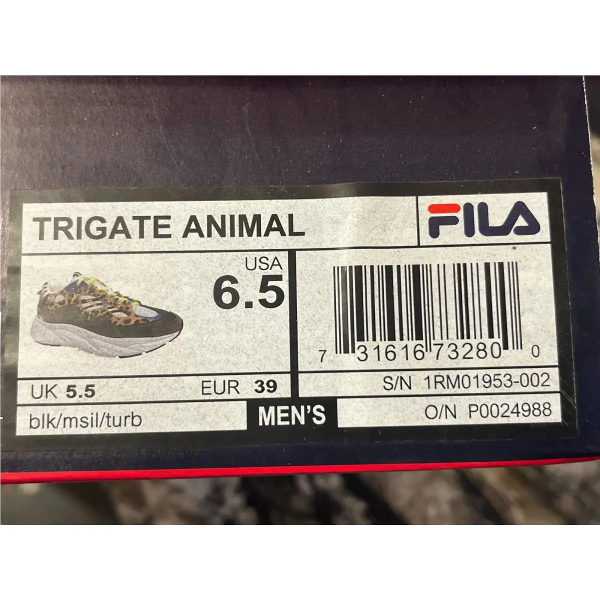 Fila shoes - Trigate Animal - Trigate Animal - Trigate Animal (UPC: 731616732800) 4